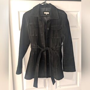 Women's suede leather jacket